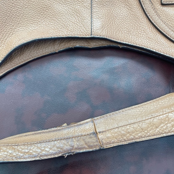 Authentic Rare Tory Burch All T Hobo Shoulder Bag Leather Purse Handbag - Picture 16 of 16